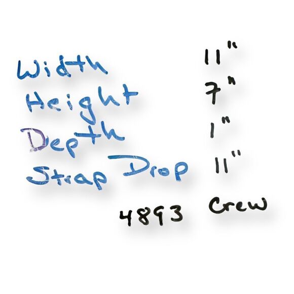 J.CREW Suede Envelope Foldover Chain Strap Shoulder Bag Black - Picture 12 of 12